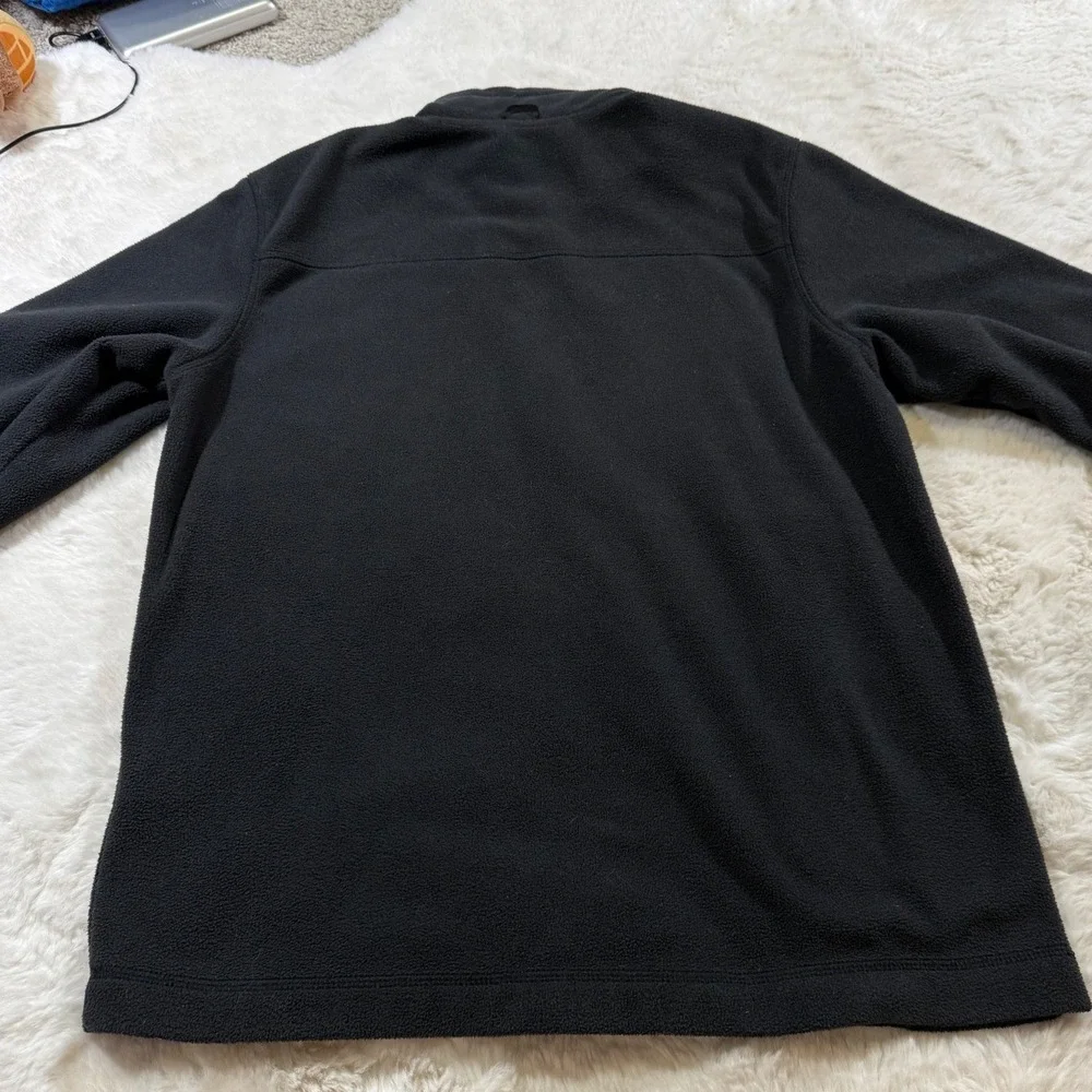 The North Face Fleece Jacket Black Full Zip Hiking Gorpcore Casual Athleisure M